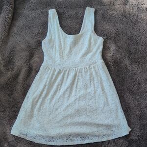 Ambiance White Lace Midi Dress